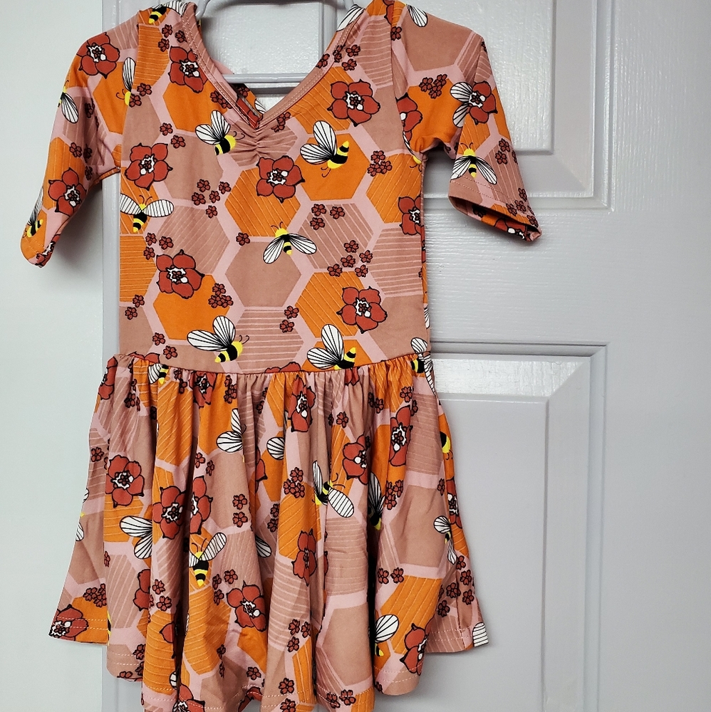 2T DotDotSmile Ballerina - Bees/Flowers